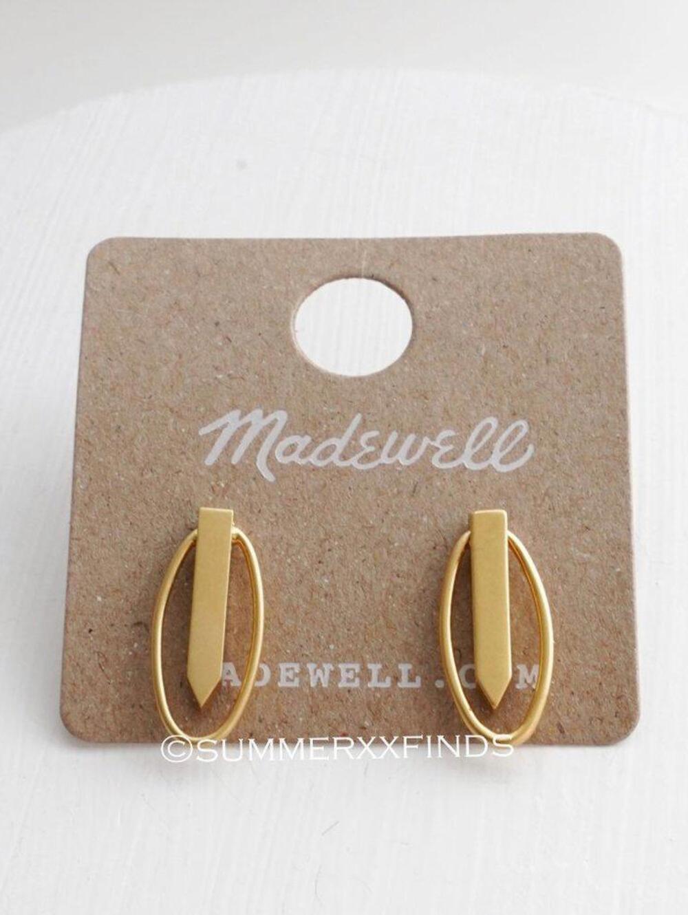 Madewell Ovalpoint Stud Earrings
